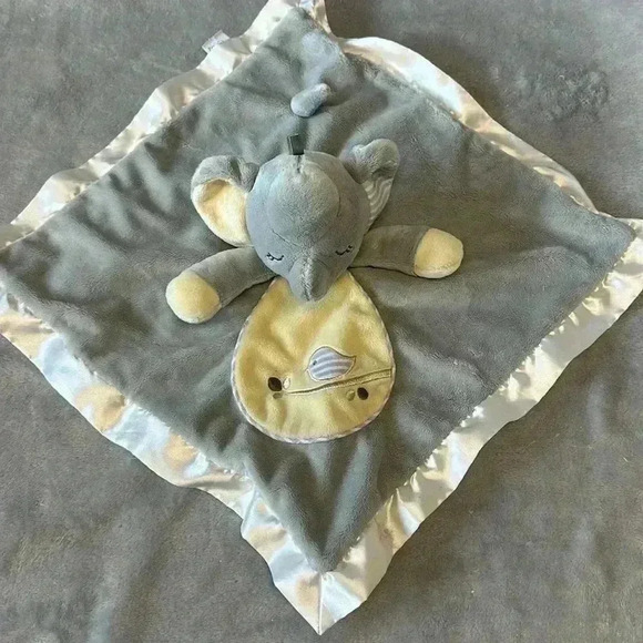 Douglas Baby Elephant Grey Baby Plush  Security Blanket Lovey - Picture 2 of 5